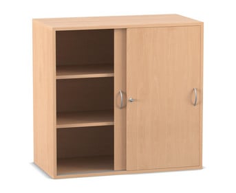 Flexeo® Aufsatzschrank 3 Fächer Schiebetüren Breite 94 4 cm