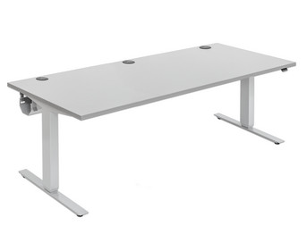 Flexeo® Schreibtisch höhenverstellbar B x T: 200 x 80 cm