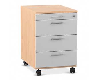 Flexeo® Schreibtisch Container mit 4 Schubladen