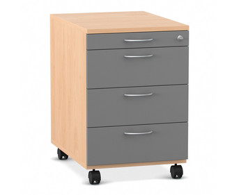 Flexeo® Schreibtisch Container mit 4 Schubladen