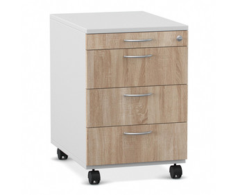 Flexeo® Schreibtisch Container mit 4 Schubladen