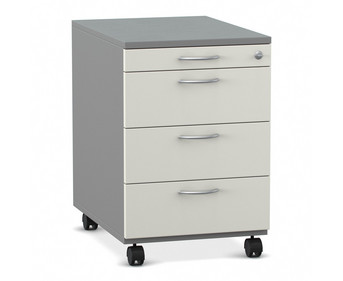 Flexeo® Schreibtisch Container mit 4 Schubladen