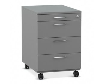 Flexeo® Schreibtisch Container mit 4 Schubladen
