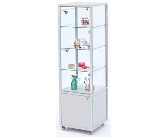 Rubo Quadrat Vitrine mit Unterschrank