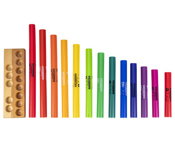 Boomwhackers® Chromatischer Satz mit Holzständer