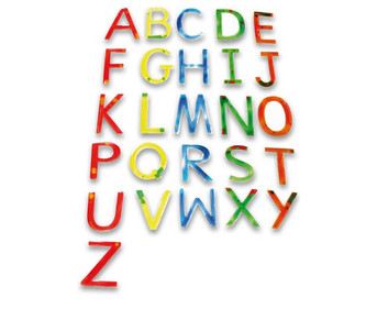 Flüssigkeitsbuchstaben 26 tlg