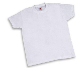 Fruit of the Loom weiße Kinder T Shirts zum Bemalen