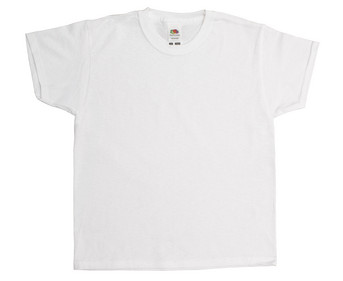 Fruit of the Loom weiße Kinder T Shirts zum Bemalen