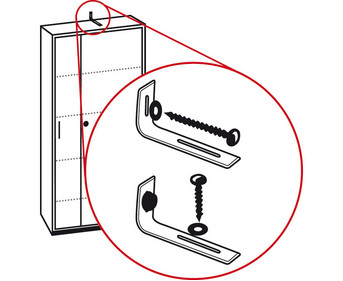 Betzold Standsicherheits Set für Schränke