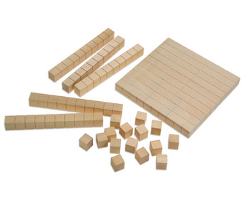 Betzold Riesen Zehnersystemsatz aus Holz