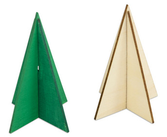 3 D Steckbäume 6 Stück