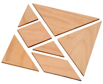 Tangram zum selber Aussägen