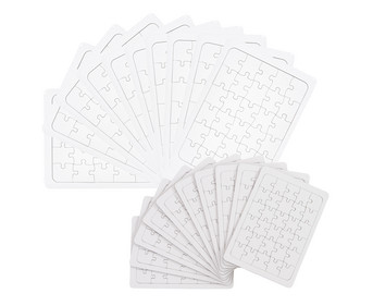 10 Puzzle mit Rahmen blanko