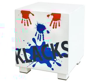 baff KLACKS! Trommelhocker