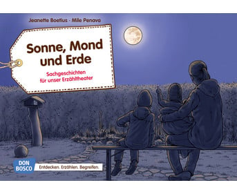 Sonne Mond und Erde Kamishibai Bildkartenset