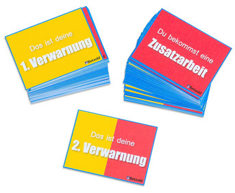 Betzold Verwarnungskärtchen im Etui 110 Stück