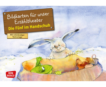 Die Fünf im Handschuh Kamishibai Bildkartenset