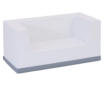 Betzold Alba Sofa mit Rückenlehne und Armstützen