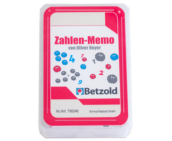 Betzold Zahlen Memo Merkspiel zur Mengenzerlegung