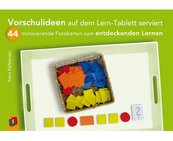 Bildkarten: Vorschulideen auf dem Lern Tablett serviert