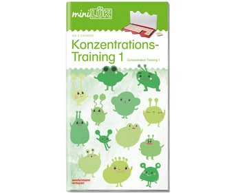 miniLÜK Konzentrationstraining 1: für Vor und Volksschulkinder