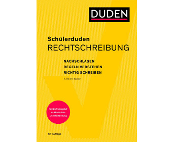 DUDEN Schülerduden Rechtschreibung und Wortkunde