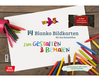 Blanko Bildkarten zum Gestalten und Bemalen für das Kamishibai
