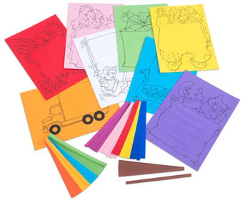 Flechtpapier Set