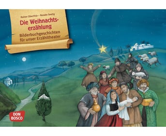 Die Weihnachtserzählung Kamishibai Bildkartenset