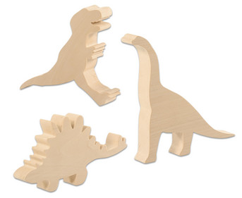 Schnitz Rohlinge Dinosaurier 3er Set