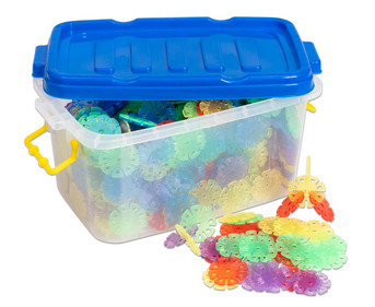 Betzold Transparente Steck Scheiben 900 Teile in Stapelbox