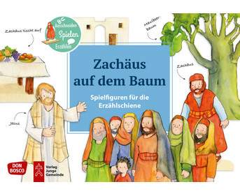 Zachäus auf dem Baum Spielfiguren für die Erzählschiene