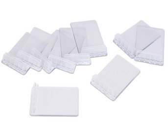 Transparente Aufsteller Set mit 10 Stück