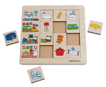 beleduc Sortierpuzzle Unser Zuhause
