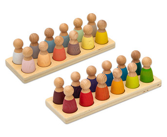 Betzold Spielfiguren Regenbogen 12 Stück