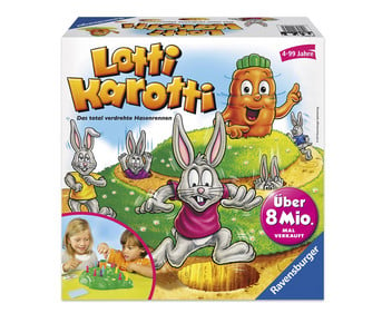 Ravensburger Lotti Karotti das total verdrehte Hasenrennen