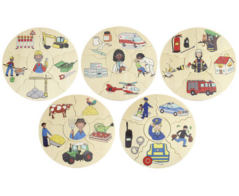 beleduc HUMANICO Puzzle Berufe