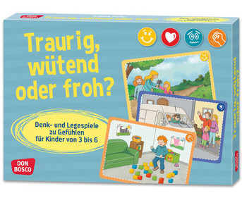 Denk und Legespiel Traurig wütend oder froh?