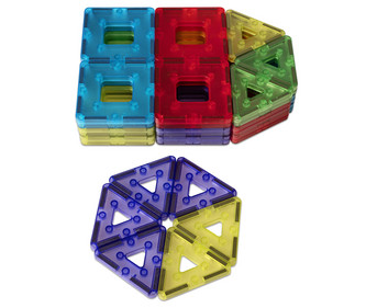 POLYDRON Magnetic Set Transparent