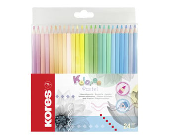 Kores® Dreikant Buntstifte Kolores Pastel 24 Stück