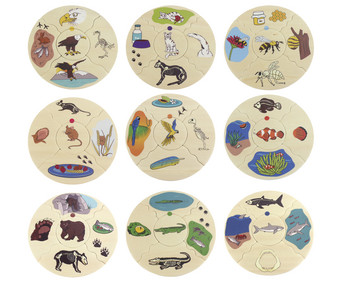 beleduc NAWITO Puzzle Tierarten