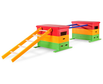 Mini Sprungkasten Set bunt