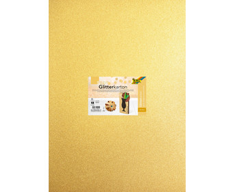 folia Glitterkarton 300g/m² 50 x 70 cm 5 Bogen einer Farbe