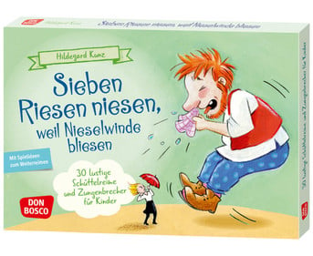 Sieben Riesen niesen weil Nieselwinde bliesen