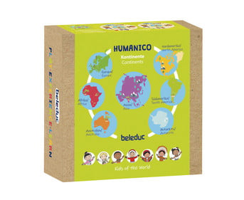 beleduc HUMANICO Puzzle Kontinente