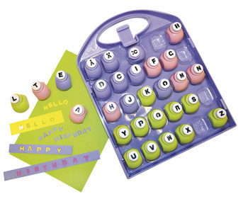 Buchstaben Motivstanzer 29 Stück
