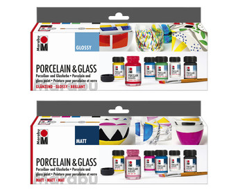 Marabu Porzellan und Glas Malfarben