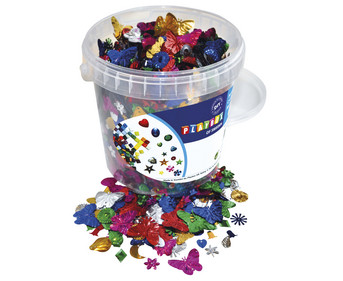 Pailletten im Eimer 500 g