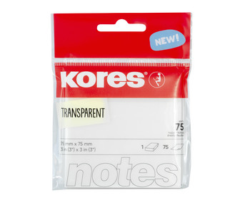 Kores® Transparente Haftnotizen