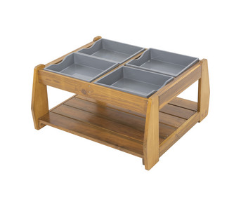 Kleiner Outdoor Sand und Matschtisch